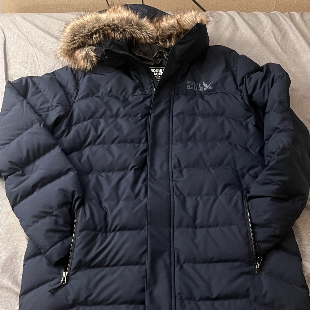 New Men’s Eddie Bauer Parka Down Jacket, M